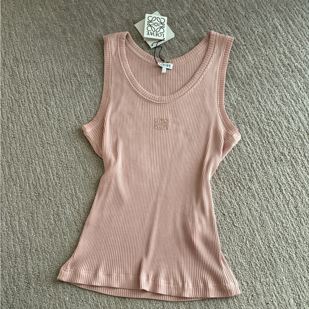 LOEWE Pink Anagram Tank